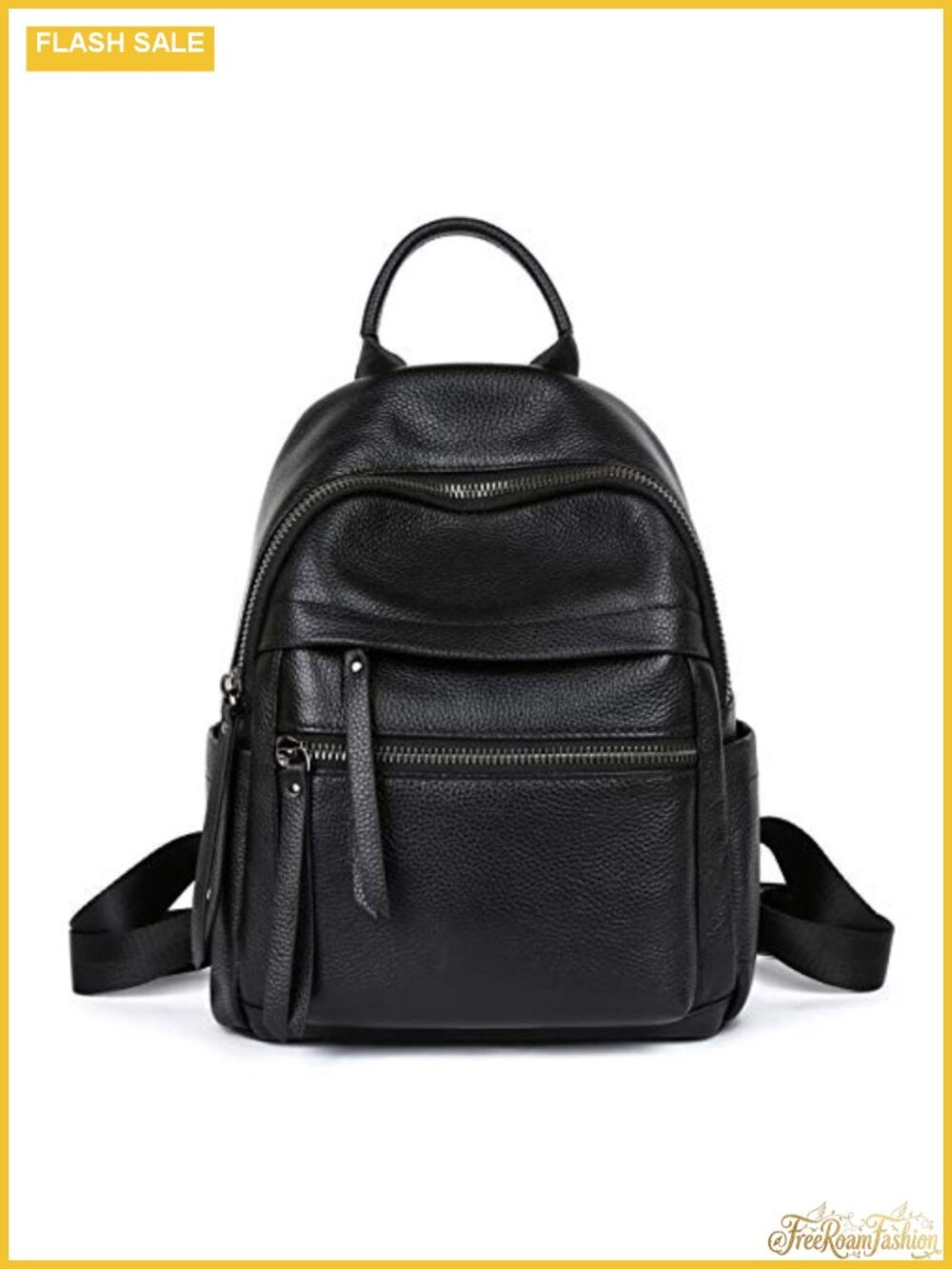 Genuine Leather Backpack Purse for Women Multi-functional Daypack